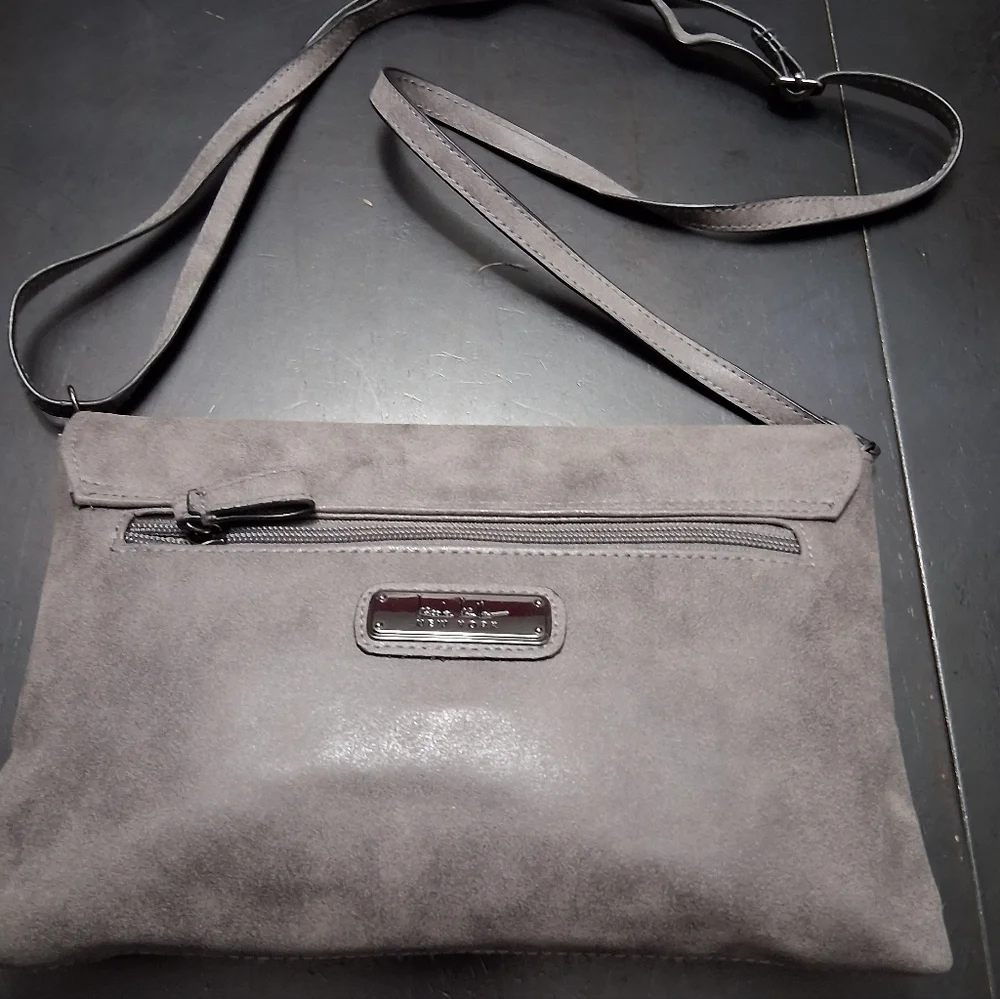 Nicole Miller Sage Green Crossbody Bag   10